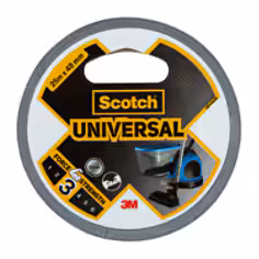 Scotch® Universal Duct Tape, Silver, 48 mm x 25 m