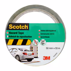 Scotch® Marking Tape 4705, Black & Yellow, 50mm x 33m x 0.15mm