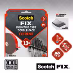 3M PT1100-Long Scotch Extremely Strong Mounting Tape 19mmX10m