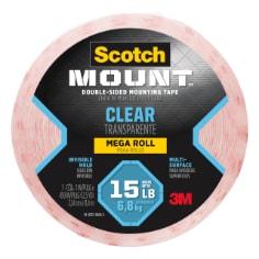 3M 410H Long Clear Mounting Tape 1INX450IN