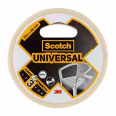 Scotch® Universal Duct Tape, White, 48 mm x 25 m