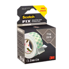 3M 114S Scotch-Fix Indoor 25mmX1.5m